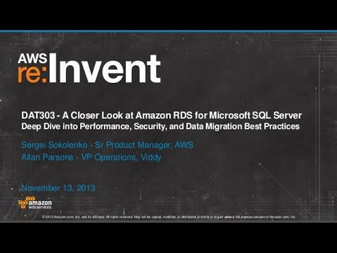Amazon RDS for Microsoft SQL Server