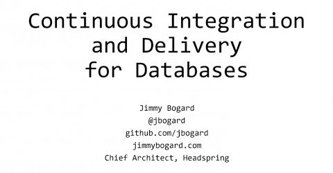 Continuous Integration & Delivery for Databases