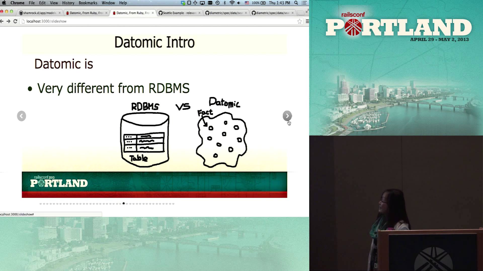 Datomic from Ruby and Rails