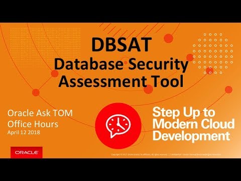 DBSAT, the Database Security Assessment Tool