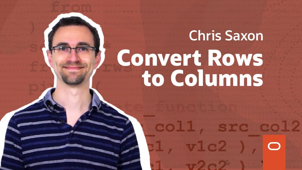 Oracle: Converting Rows to Columns and Back Again