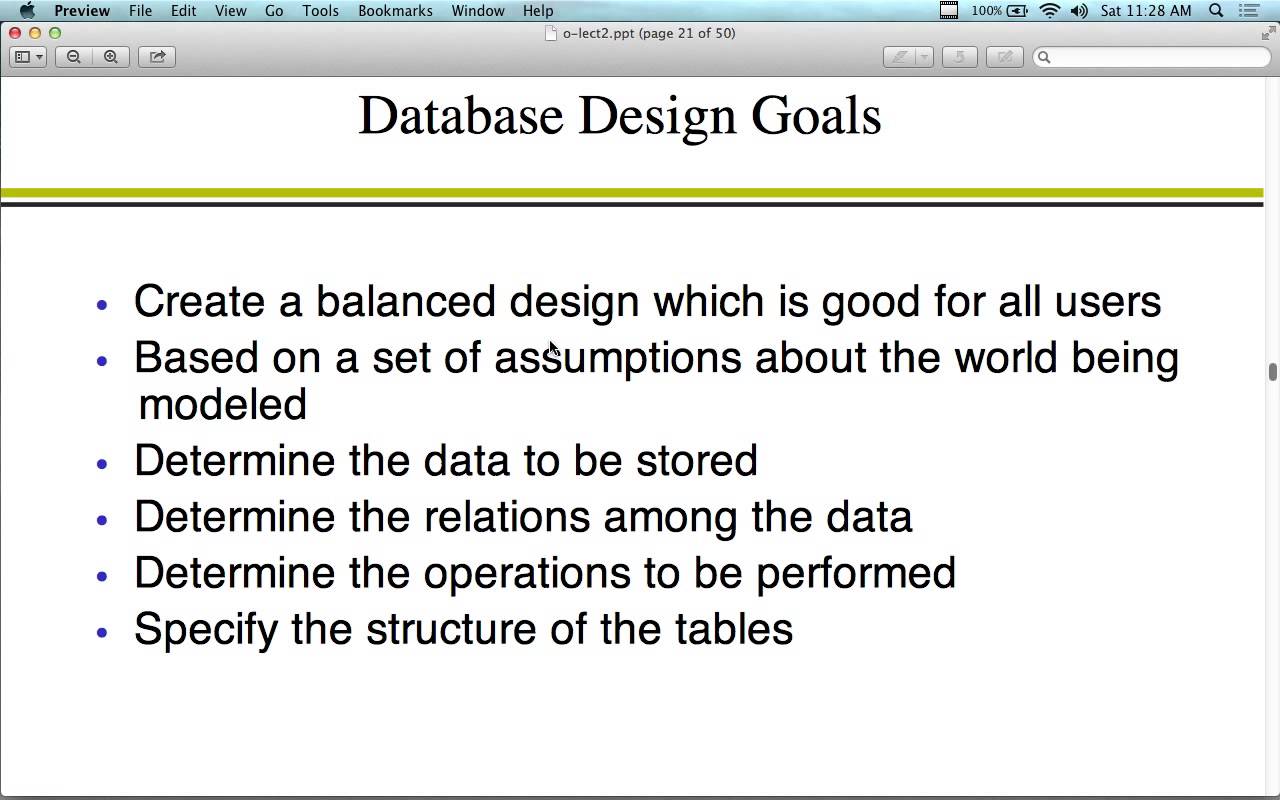 Oracle Database – Lecture 3