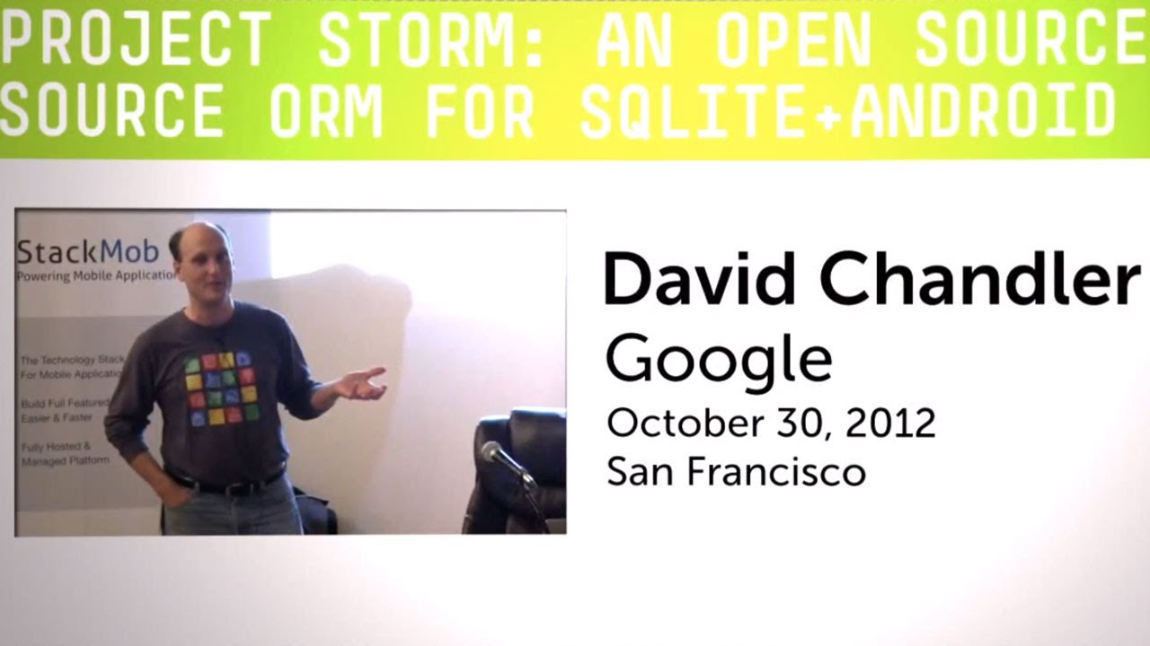 Project stORM Open Source ORM for SQLite on Android