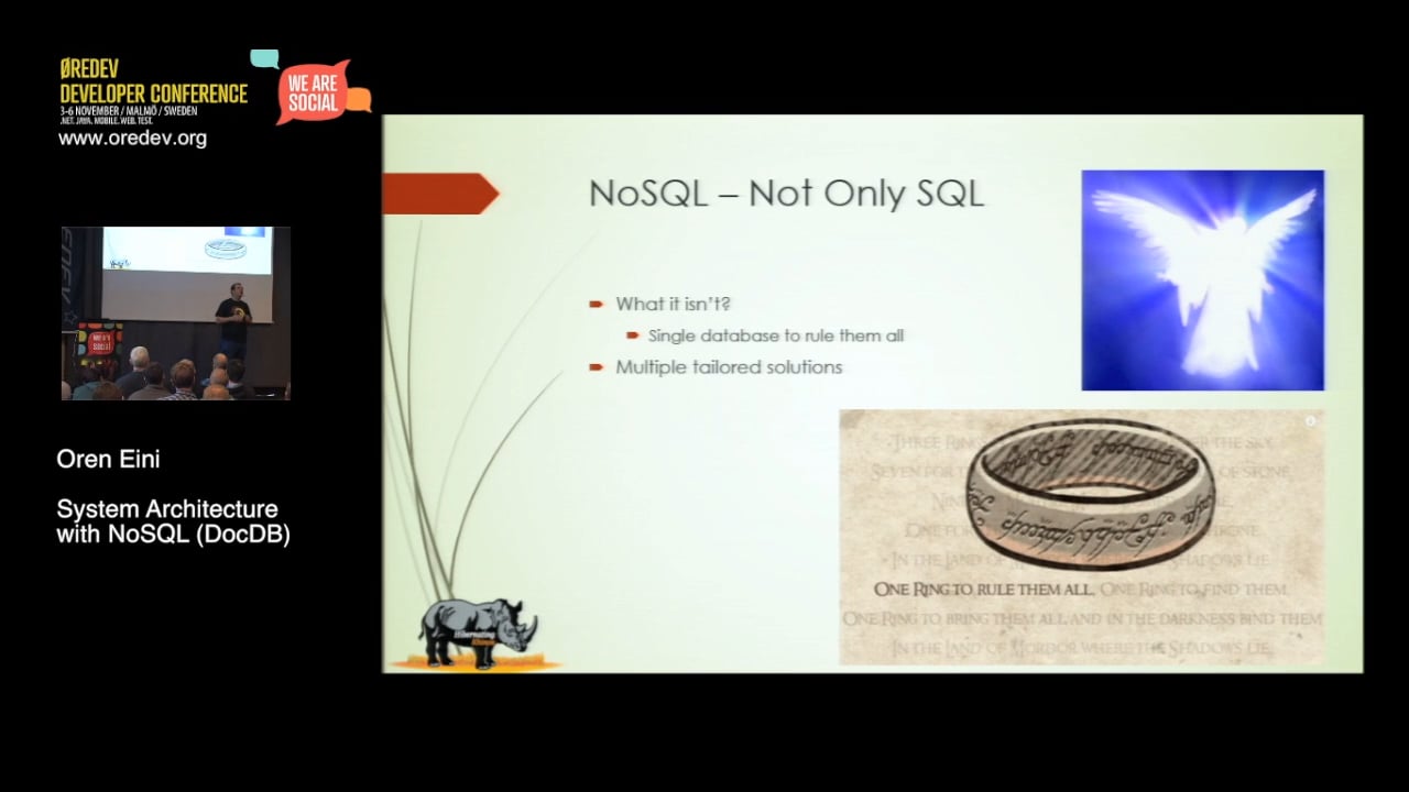 System Architecture With NoSQL